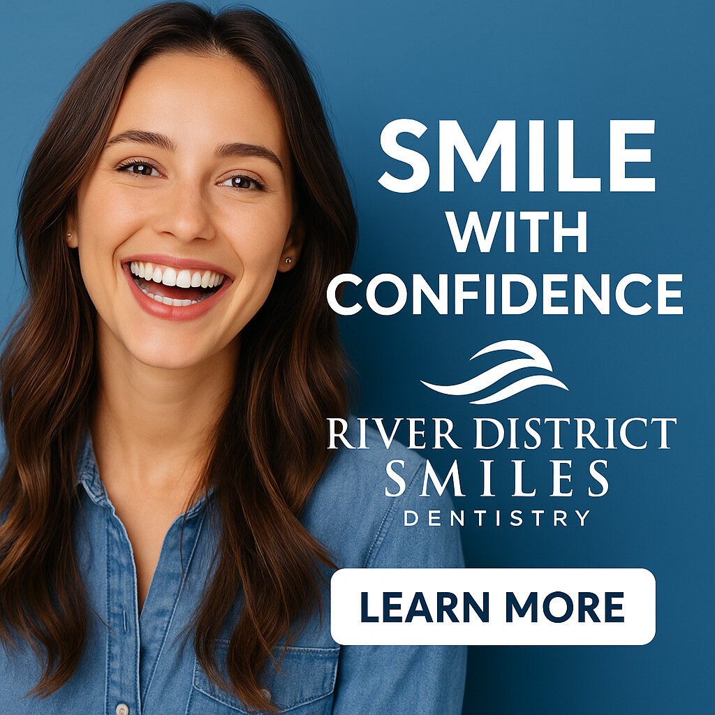 20250515 2236 River District Dental Ad Simple Compose 01jvaeh26rfsptqhfha97xsctb
